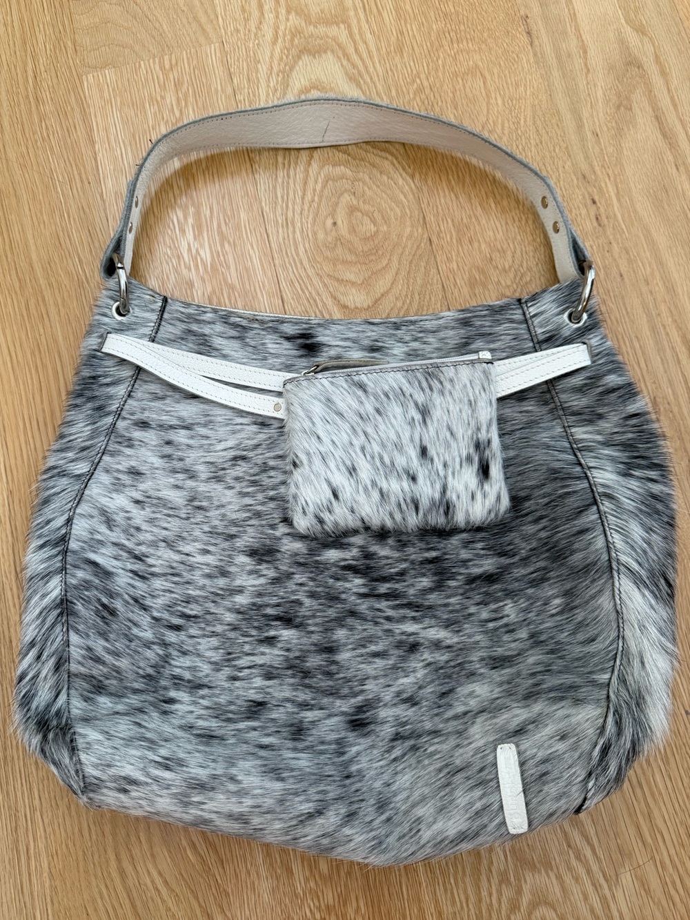 DURCH-Zug Women’s Real Antelope Fur and Leather Purse